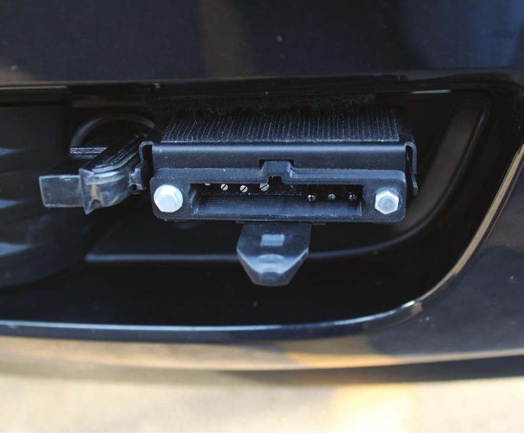 STEP : Install All-in-One Adapter on the Towed Vehicle (C).
