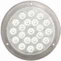 5-inch round, 8 diodes, 1200 lumens OPTLL46FBP* 5-inch square, 9 diodes, 1350 lumens OPTLL48FBP* 4-inch square, 6 diodes, 1020 lumens