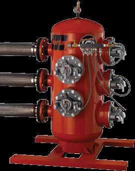 The multiple-port system incorporates one air reservoir to provide the air to improve flow at a number of points in a process vessel.
