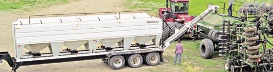CST Commercial Seed Tenders These multi-compartment tenders, with conveyor load out, can be used to transport fertilizer and any seed. The conveyor ensures no seed damage and no cross-contamination.