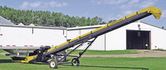 Gooseneck Conveyors Designed with a low profile, extra long