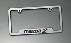 with our brushed stainless steel License Plate Frame.