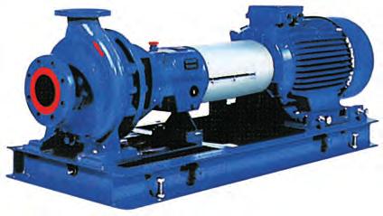 125-80-315 and 125-100-315 up to 25 bar (363 psig) Volute casing pumps for higher capacities, pump sizes up to DN 600 (24 ) and capacities up to 4600 m 3 /h (20.