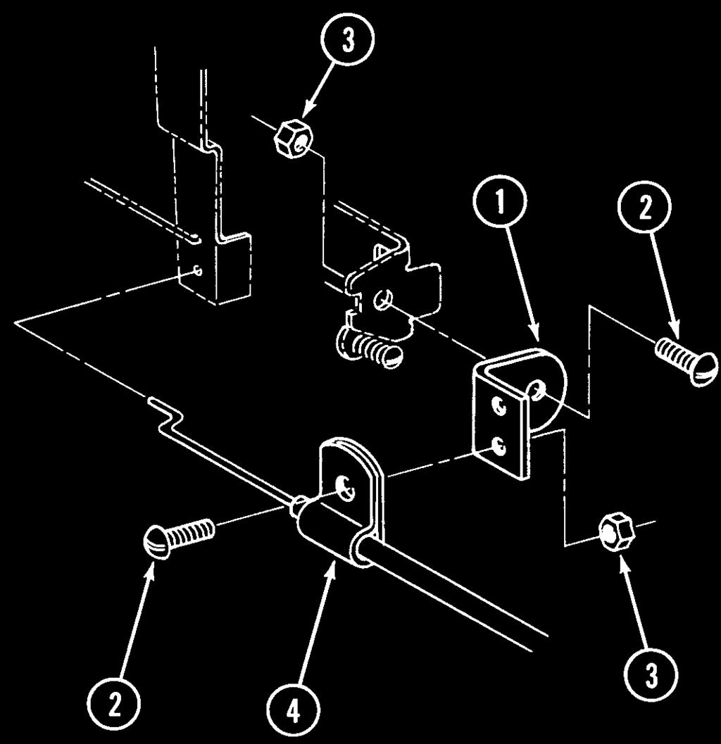 Figure 6-7 CHOKE CABLE INSTALLATION Honda 5-1/2 HP Parts - Page 6-9 Figure 6-8 CHOKE CABLE INSTALLATION Honda 11 HP 1 M48162 1 Choke Bracket