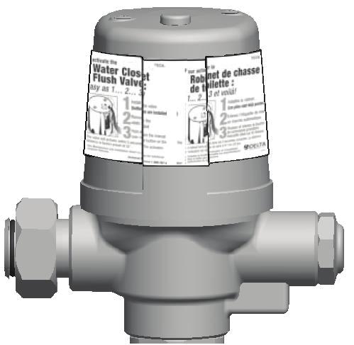 TO PREVENT WATER HAMMER: A water hammer arrestor may be installed at the last flushometer and/or at the back of an individual installation.