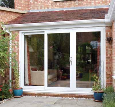 Fully manufactured PVC-U patio doors When space is at a premium and your customers want easy access to outside spaces, then PVC-U patio doors are the ideal solution.