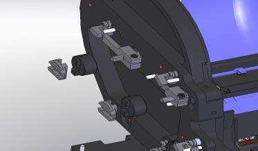 Step c: Install the couplings onto the wiper shaft as shown in the picture below. Clean the wiper shaft and shaft bores.