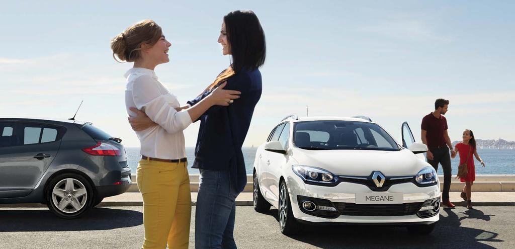 Smarter safety. Rest assured, the Renault Megane has been designed with optimum protection. With a mix of active and passive safety features, you and your passengers can enjoy more peace of mind.