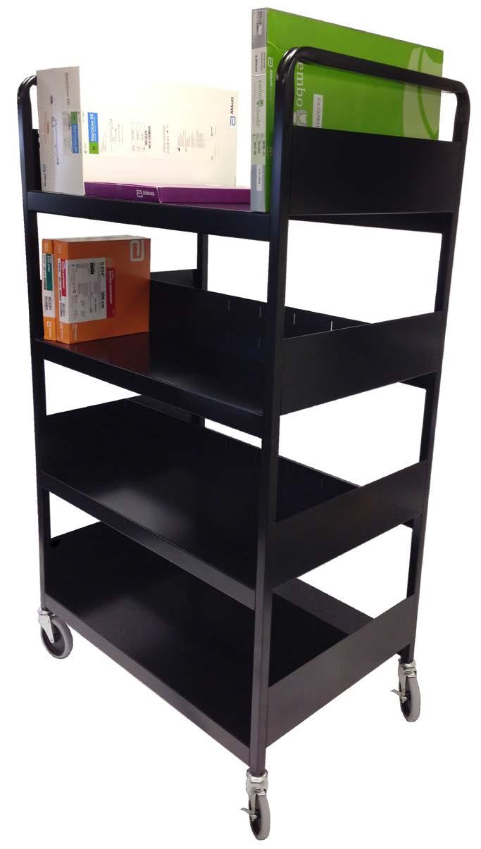 NEW DOUBLE SIDED STORAGE CART FOR DEVICES AND IMPLANTS Exchage Cart Accessories is pleased to aouce a ew size of storage cart for implats ad devices.