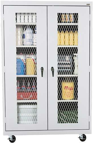 Complete with Heavy Duty 5 casters, 2 with brake Clear pael o doors allows viewig access without ulockig Cabiet TA4V-361872-00... Lockig Storage Cabiet 18 x 36 x 78 H... $865.00 TA4V-362472-00.