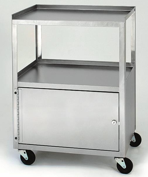 00 STAINLESS STEEL MOBILE EQUIPMENT STANDS