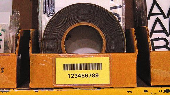 RACK, SHELF, AND BIN CARD HOLDERS AB2-4 Corrugated Box Bis: Re-use ad re-mark corrugated boxes clearly without coverig labels or messy mark-outs.