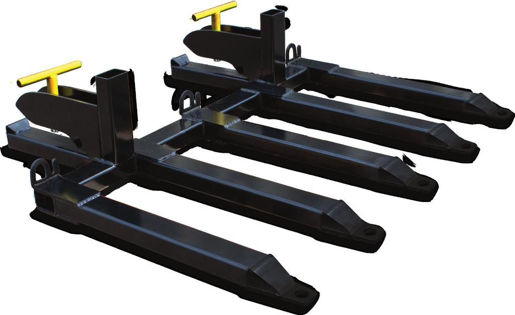 4 DEBRIS FORKS FEATURES LOAD-QUIP steel debris forks and LOAD-QUIP aluminum debris forks are an essential accessory for your tractor s bucket. Perfect for moving debris, hay, lumber, brush, and more.