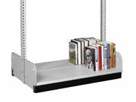 FRAMES 16-gauge welded steel frames have slots on both sides to allow you to configure a single- or double-faced unit.