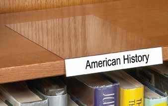 up and down freely on metal hinge Print shelf talkers in minutes using provided templates Create your own inserts at shelfwiz.
