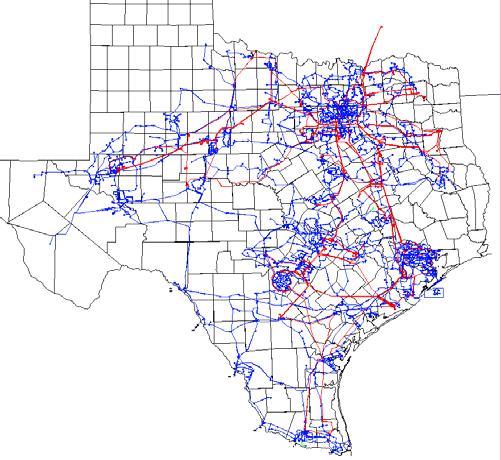 Wind Generation Locations in ERCOT After the McCamey area became constrained, wind developers sought out locations where transmission capacity was
