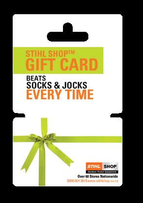 We have a fantastic range of outdoor power equipment and now with our SHOP gift cards, you can be sure to get the right thing. SHOP gift cards are now available nationwide.