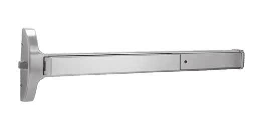 dormakaba Narrow Stile 9700/F9700 Narrow Stile Rim Exit Devices 2-11/16 (68) 8-1/8 (206) 2-3/4 (70) 1-1/4 (32) Model Function Operation Trim Model 9700 F9700 9700 F9700 01 Exit Only (no trim) DT