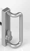 Cylinder (default) Raised Escutcheon Plate Tubular Pull with Thumbturn Cylinder (optional SFIC) NOTE: When a trim designation includes an x