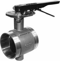 CTS Copper SYStem SERIES 6700 CTS Copper Butterfly Valve Introduction The lever handle bronze body butterfly valve is designed for use with grooved copper tubing (CTS), fittings and couplings.