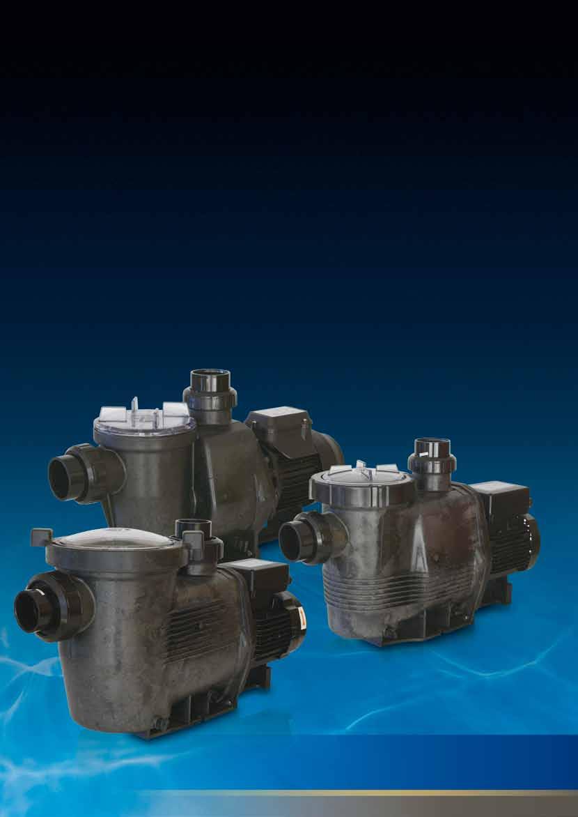 high performance pumps Designed for commercial and extra large domestic pools, Waterco high performance pumps provide the extra