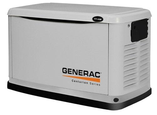 8/ kw CENTURION SERIES Residential Standby Generators AirCooled Gas Engine 8/ kw of 5 INCLUDES: True Power Electrical Technology Two Line LCD Multilingual Digital Evolution Controller