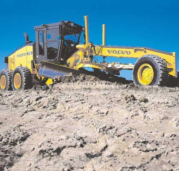 A true All Wheel Drive Motor Grader Volvo All Wheel Drive Motor Graders are like three drive systems in one, or 6 wheel drive.