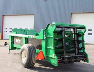 Specifications Capacity 250 Bushels Struck Level ASAE S324.1 147 cu. ft. Heaped ASAE S324.1 249 cu. ft. Load carrying capacity 6.5 tons Loading height 54.5 in. Inside width of box 61.