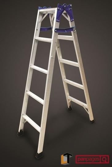 *Hinge lock *Comply to product Standard EN131 *All kind of contractor Dual Purpose Ladder (Heavy Duty) Two Way Ladder - 4 steps 4