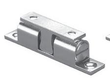 Satin nickel finish. Mortise or surface mount. 7315-302 Door catch. Heavy duty.