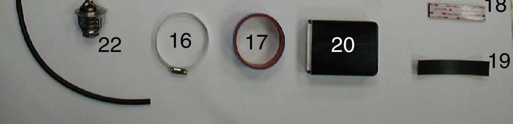 10 1 Sticker, EO 11 1 Sticker, Diagnostic 12 1 Split Tubing, ¼ x 12 13 2