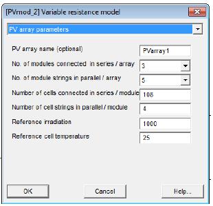 TABLE 1 show the PV module characteristic is used in this system. All of the parameter will be calculate by equation (Yang, Z., et al., 2009) to get the output current and voltage from PV module.