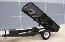 R SERIES SINGLE AND TANDEM AXLE DUMP TRAILERS Standard Color Optional Colors BLK Channel Main Frame 12 Gauge Floor 14 Gauge Sides Full Height Stake Pockets One-Piece Tailgate Bucher Power Unit Group