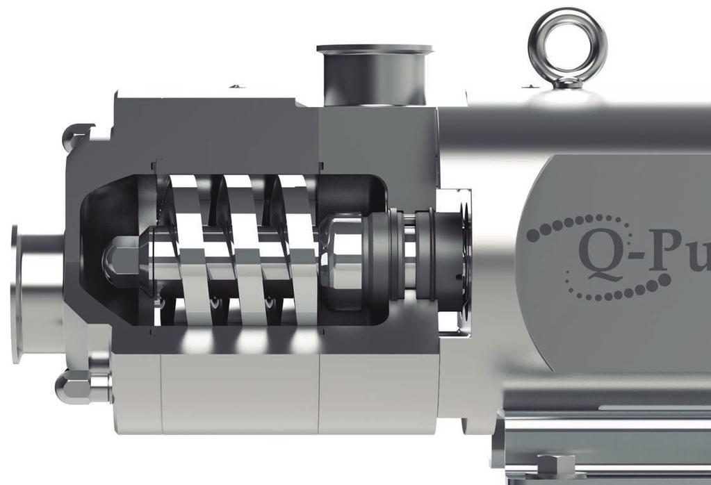 Clamp port connections as standard (DIN, SMS and Bevel Seat optional) Single or double mechanical seal option,