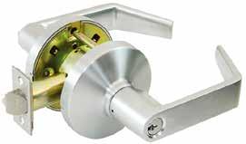 options available) Handing Reversible for left or right hand doors Clutch Mechanism Free turning handle in the locked position, without retracting latch to prevent breaking of handle ADA (Other