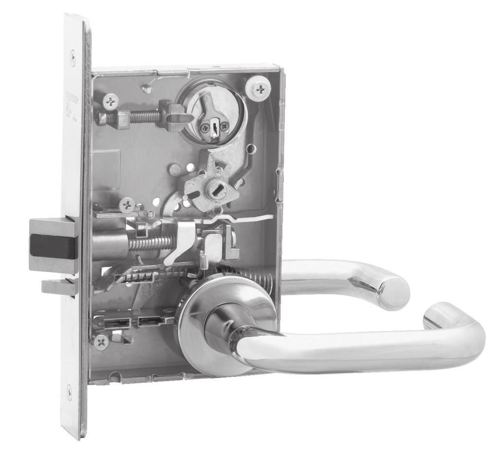 SARGENT 8200 Nomenclature 82 05 LN L 26D Basic Lock Series 82 Front... 8 1¼ Latch... ¾ projection, stainless steel, anti-friction Deadbolt... 1 projection, hardened stainless steel Lock Function 15.
