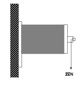 250 N Figure 2 4.2.3. Apply a downward force of 250 N to the upper mounting plate.