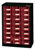 ABS Drawer with replaceable front window for easy data management.