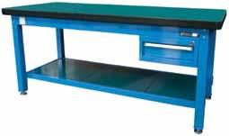 WORK BENCH WORK BENCH With DRAWER W L 1800 and 2100mm Length 1200kg Load Capacity H KW0103271/ KW0103273 Design with central controlled lock Maximal load up to 1200 kg Concealed,