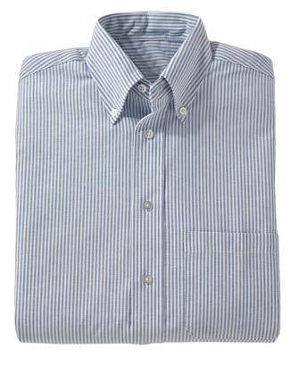 White, Blue, French Blue, Black, Blue Stripe S - 3XL Tall L - 6XL Sleeves 31-35 5027 Ladies Oxford Dress Shirt Short Sleeve 60% Cotton / 40% Polyester 4.4 oz.