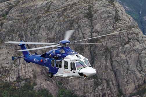 configuration with a digital datalink to ground station A powerful aircraft H175 is fitted with two Pratt and Whitney Canada PT6C-67E the latest version from a proven engine family Powerful engine