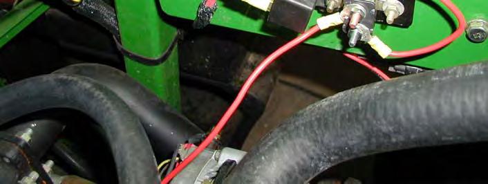 RED 12 GA WIRE FROM RIGHT REAR CAB FRAME TO RELAY PIN 87 WIRE ASSEMBLY HARNESS -3 BREAKER SWITCH BLUE WIRE ROUTES FROM RELAY PIN 86 TO