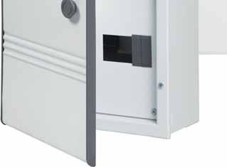 TIMER DISTRIBUTION BOARD Technical Specification Type of Installation Flush / Surface Colour / Finish Bucket White Door Options Flat Version Incoming DP RCBO/RCCB/MCB Outgoing MCB