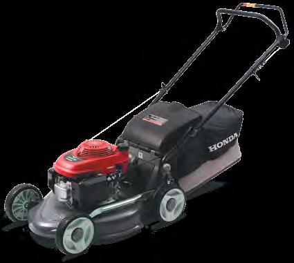 5" polymer deck 35 litre Dacron grass bag 939 HRU19M1 699 399 4 HRR216PKU PUSH MOWER Ideal for medium lawns and the residential user Added safety with Honda s Engine Brake Technology Reliable
