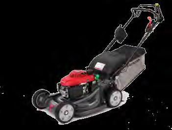 PREMIUM RANGE LAWNMOWER FEATURES HRX217HYU SELF PROPELLED Ideal for medium to large lawns and the residential user Added safety with Honda s Blade Brake Technology Reliable 4-Stroke GCV190 engine
