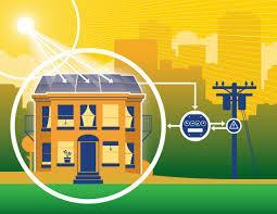 Net Metering For consumers that generate power at home - using a rooftop solar power system, for example - net metering involves the use