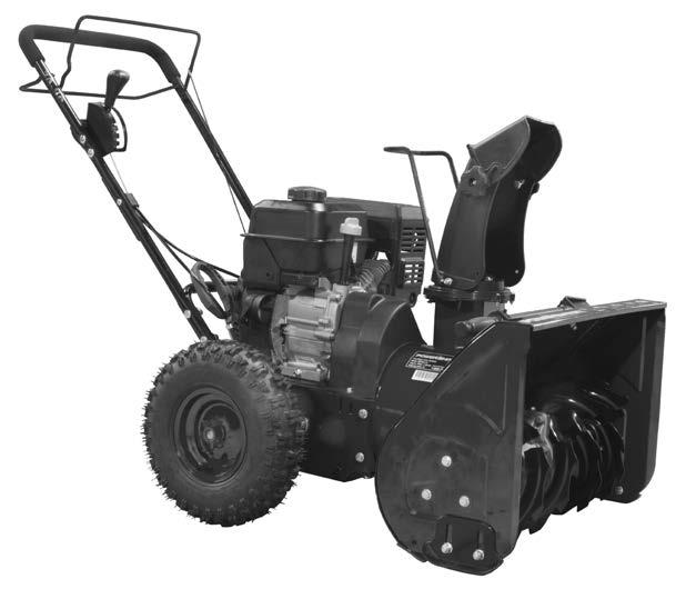 KNOWING YOUR SNOW THROWER Use the illustrations below to become familiar with the locations and functions of the various components and controls of this snow thrower.