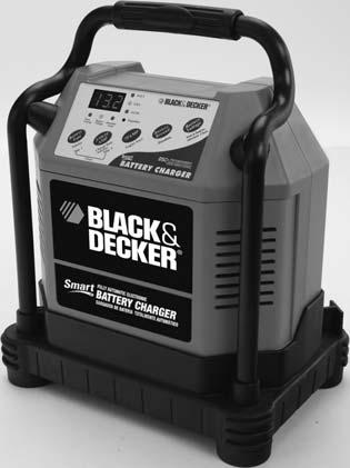 25 AMP SMART FULLY AUTOMATIC BATTERY CHARGER INSTRUCTION MANUAL Catalog Number BC25EB Thank you for choosing Black & Decker! Go to www.blackanddecker.