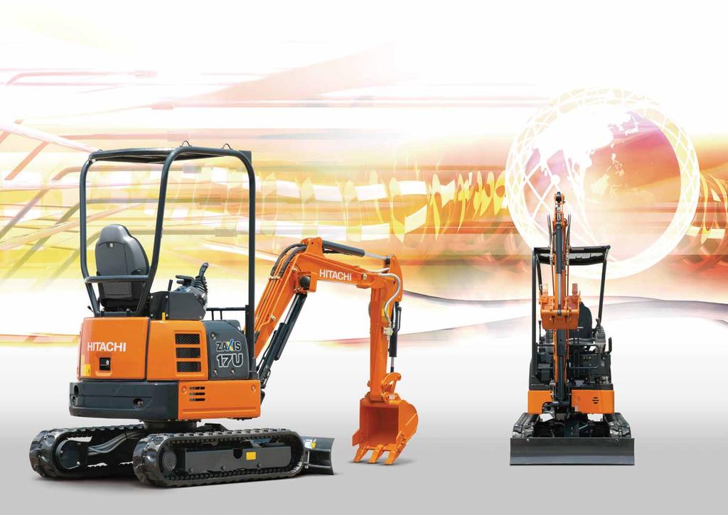 Trustworthy and User-Friendly New Compact Excavators The new series of Hitachi compact excavators has evolved even more.