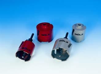 DRY HOLLOW DRILLS Dry Hollow Drills (M 16 - laser welded) Type Diameter Eff. Length Segment Segment mm mm Qty.